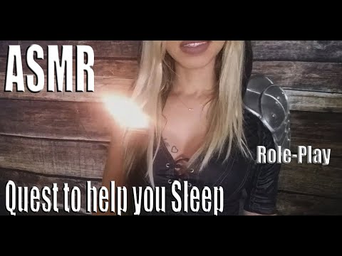 {ASMR}Quest for sleep | Role-play | Tapping | Gum chewing | Whispering |
