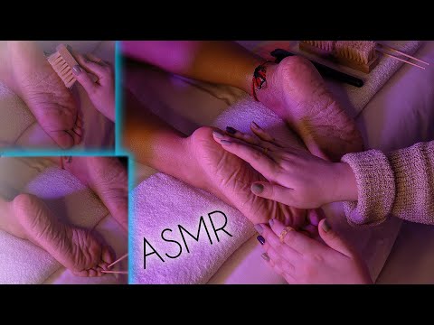 ASMR 🦶 Foot Sole Tingling Effective Massage