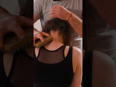Painful back massage and chiropractic adjustment with Sadhu nail board for Lisa #massage