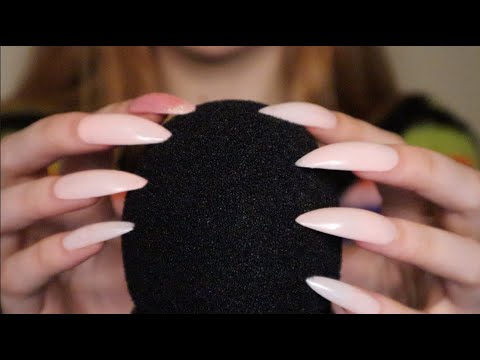 ASMR | scratching your brain | long and sharp nail triggers | mic scratching, tapping, poking