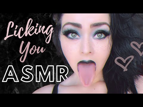 LICKING YOU! 👅 ASMR with SOFT MOANS! 💜