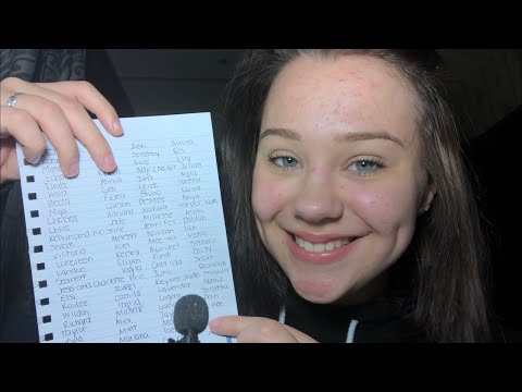 ASMR - Saying My Subscribers Names (30k Celebration)