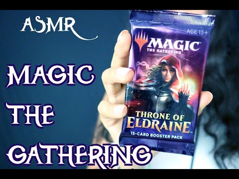 Opening Magic the Gathering!! Throne of Eldraine Card Pack| Azumi ASMR