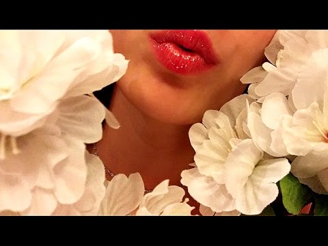 ASMR💋Blowing, Kissing, Flower Crinkles✨🌼🌸