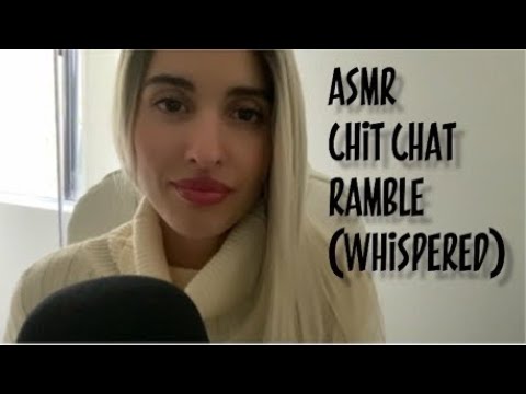 ASMR Whispered Ramble Chit Chat - Seasonal Depression/Anxiety, 1st ASMR Experiences, Channel PayPal