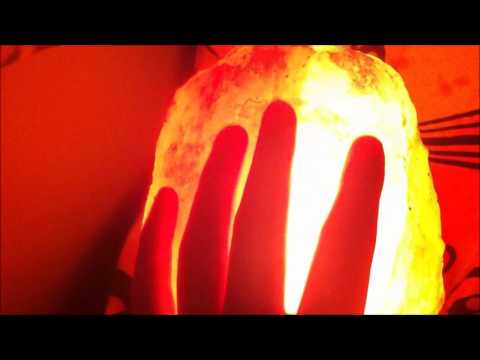 Relaxing Salt Lamp Tapping for ASMR\\Mouth Sounds, Close Up, Sksksk, Shhh