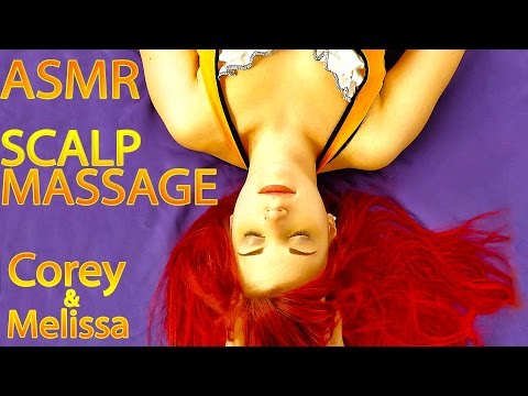 ASMR Binaural  Head & Scalp Massage, Hair Play & Whisper Ear to Ear For Sleep & Relaxation