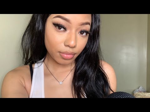 ASMR- Inaudible Whispers + Lip Gloss application