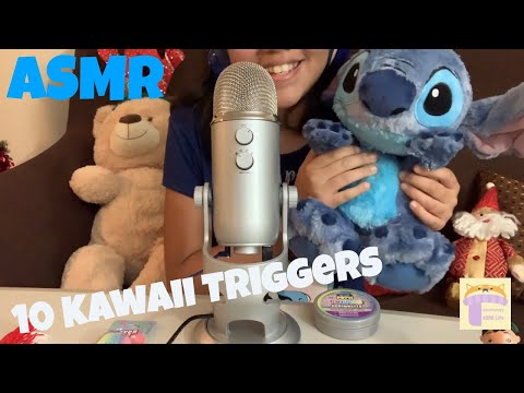 ASMR- 10 Kawaii asmr triggers | My 1st Collab Request by Minty Puff