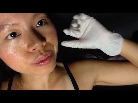 ASMR Relaxation Session: Latex Gloves Sounds, Finger Flutters, Feather Face Brushing, Letter Tracing
