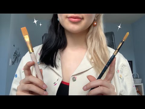 ASMR Painting on Your Face 🖌️ (personal attention)