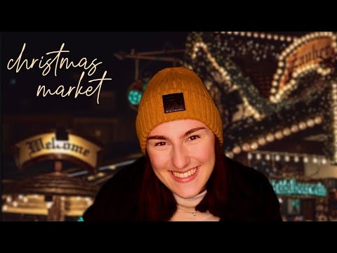 [ASMR] christmas market with ambient sounds 🎄// Weihnachtsmarkt- Roleplay // IsabellASMR