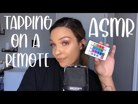 ASMR- Tapping On a Remote with Mouth Sounds
