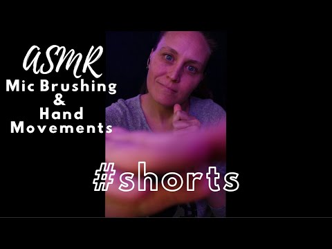 Mic Brushing, Hand Movements & Tongue Clicks | ASMR #shorts