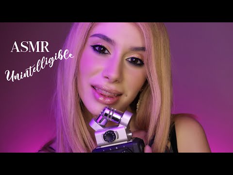 UNINTELLIGIBLE WHISPERS + FACE TOUCHING ⁓ SO RELAXING ASMR