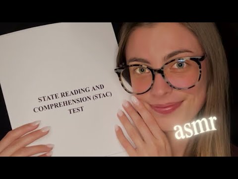 ASMR | Can You Pass This Test? (And Stay Awake?) Standardized Testing Roleplay, Soft-Spoken