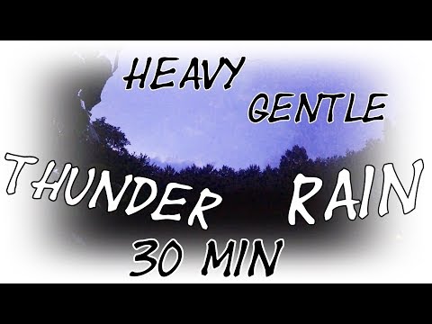HARMONY ASMR Thunder Rain Heavy Gentle Gewitter