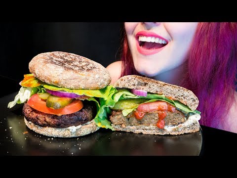 ASMR: Juicy Burger Sandwiches & Fizzy Coke 🍔🥤 ~ Relaxing Eating [No Talking|V] 😻