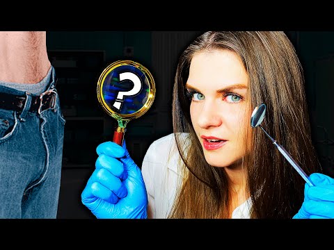 ASMR MEN'S CHECK UP ROLE PLAY - MASSAGE You THERE With DIFFERENT THINGS