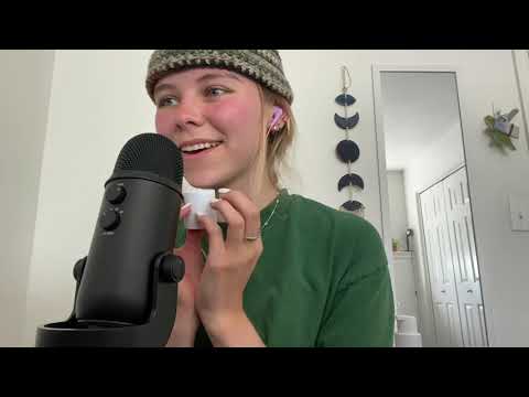 ASMR | White Triggers🤍💭💌👟 (tapping, shoe scratching, nail tapping)