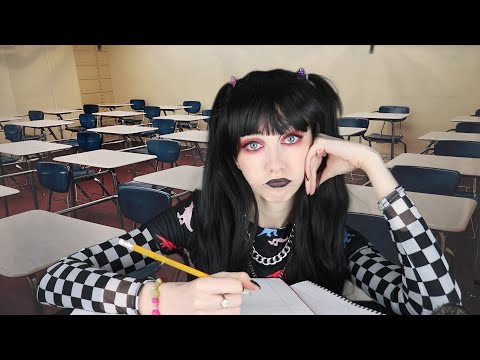 ASMR Alternative Girl Sits Behind You In Class