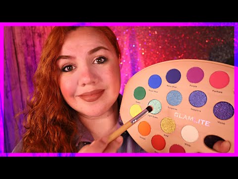 ASMR GLAM and Classy Makeup Roleplay / Crinkly Shirt