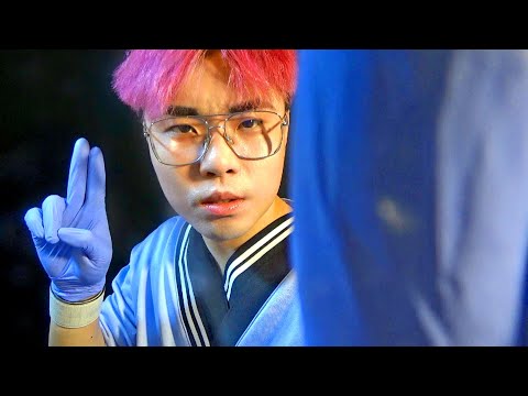 ASMR Korean Cranial Nerve Exam 👁️ Intense Body Checkup (Subtitled ✔ CC)