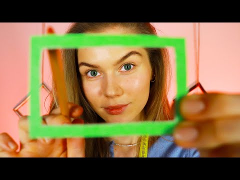 ASMR Measuring & Framing Your Features. Close-Up Personal Attention