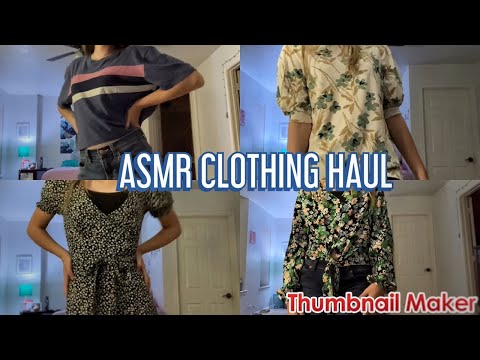 ASMR|| Clothing Haul!!