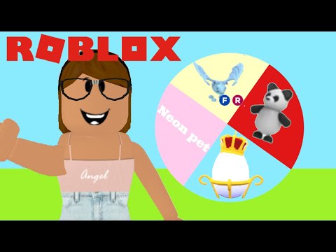MYSTERY WHEEL DECIDES WHAT I TRADE IN Adopt Me |ROBLOX