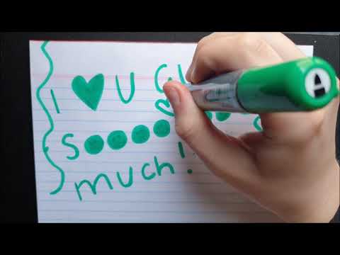 ASMR Drawing And Scribbling - POV / Birds Eye View - Hands Only