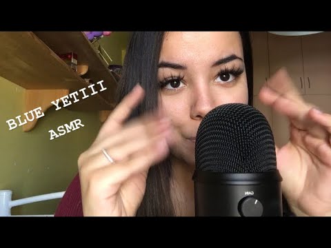 ASMR | Finger Fluttering and Plucking with the Blue Yeti