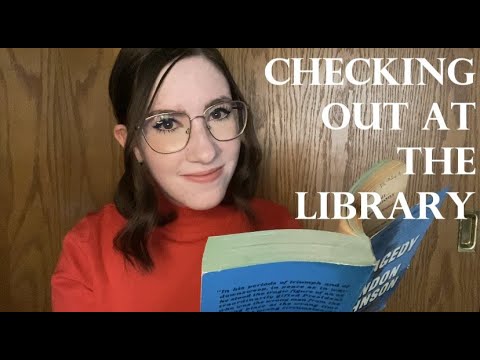 {ASMR} 1960's Librarian Checks Out Your Books at the Library (Roleplay)