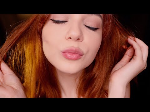 ASMR Lip to Lens 💋 Kissing all over your screen