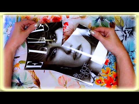 ASMR | Tearing/Ripping Magazine and Crumpling/Crinkling | Paper Sounds | No Talking