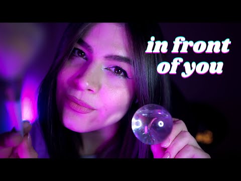 ASMR Relaxing Sounds In Front Of You | Cam Brushing - Visual Scratching & Tapping - Bubbles