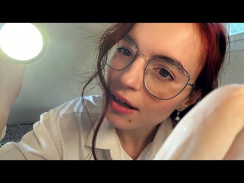 ASMR | Eye Doctor Roleplay Ophtalmologue,RP,Cranial Exam, Whispering , Light tests , Visual triggers