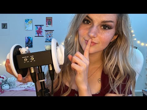 [ASMR] Tingly Ear to Ear Mouth Sounds, Gum Chewing, Sk Tk & Cupped Whispers