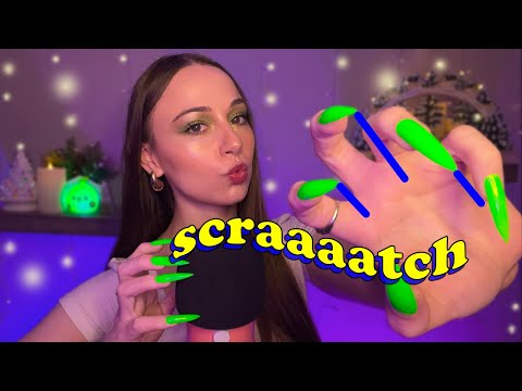 ASMR Invisible Scratching ☆🧠 no thoughts just scratch