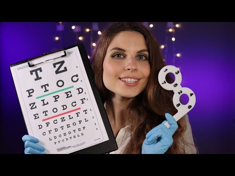 ASMR Eye Exam & Focus Test💙