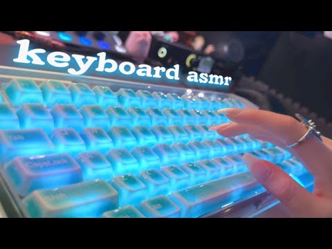 1 HOUR ASMR ☁️ typing on 7 custom keyboards (no mid-roll ads)