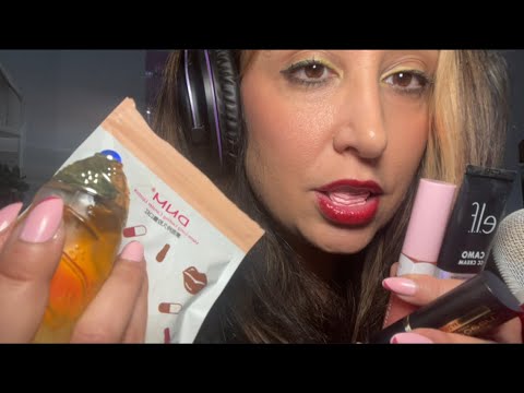 ASMR Gum Chewing/ Haul/ Amazon/ Beauty Products