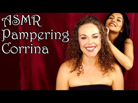Gorgeous💕 ASMR Relaxing Scalp Massage, with Sleep Inducing Pampering, Corrina & Courtney