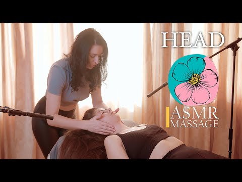 ASMR Front Head, Chest and Neck Massage by Anna