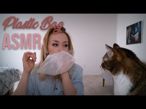 ASMR | Plastic Bag Blowing, Crinkling, & Tapping (No Talking)