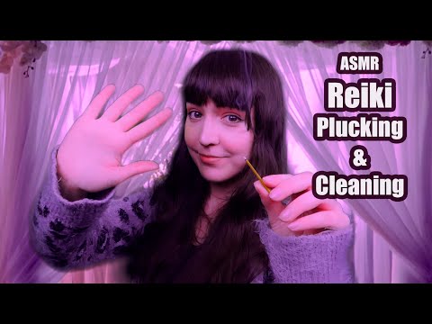 ⭐ASMR Reiki Roleplay; Plucking & Cleaning your Negative Energy