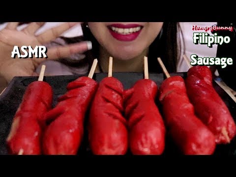 ASMR Hot dog / Sausage  Eating No Talking | Hungry Bunny