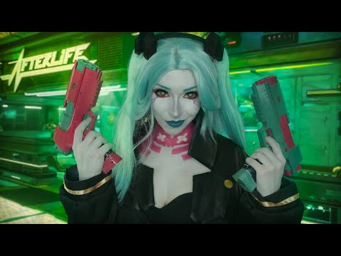 Cyberpunk ASMR: A Night with Rebecca at Afterlife 🌃🔥