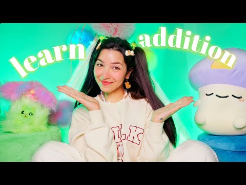 ASMR for children ✨ Learn how to count and additions!