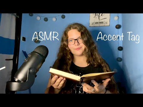 ASMR Accent Tag | Trigger Words & Phrases | What does my accent sound like?🤔